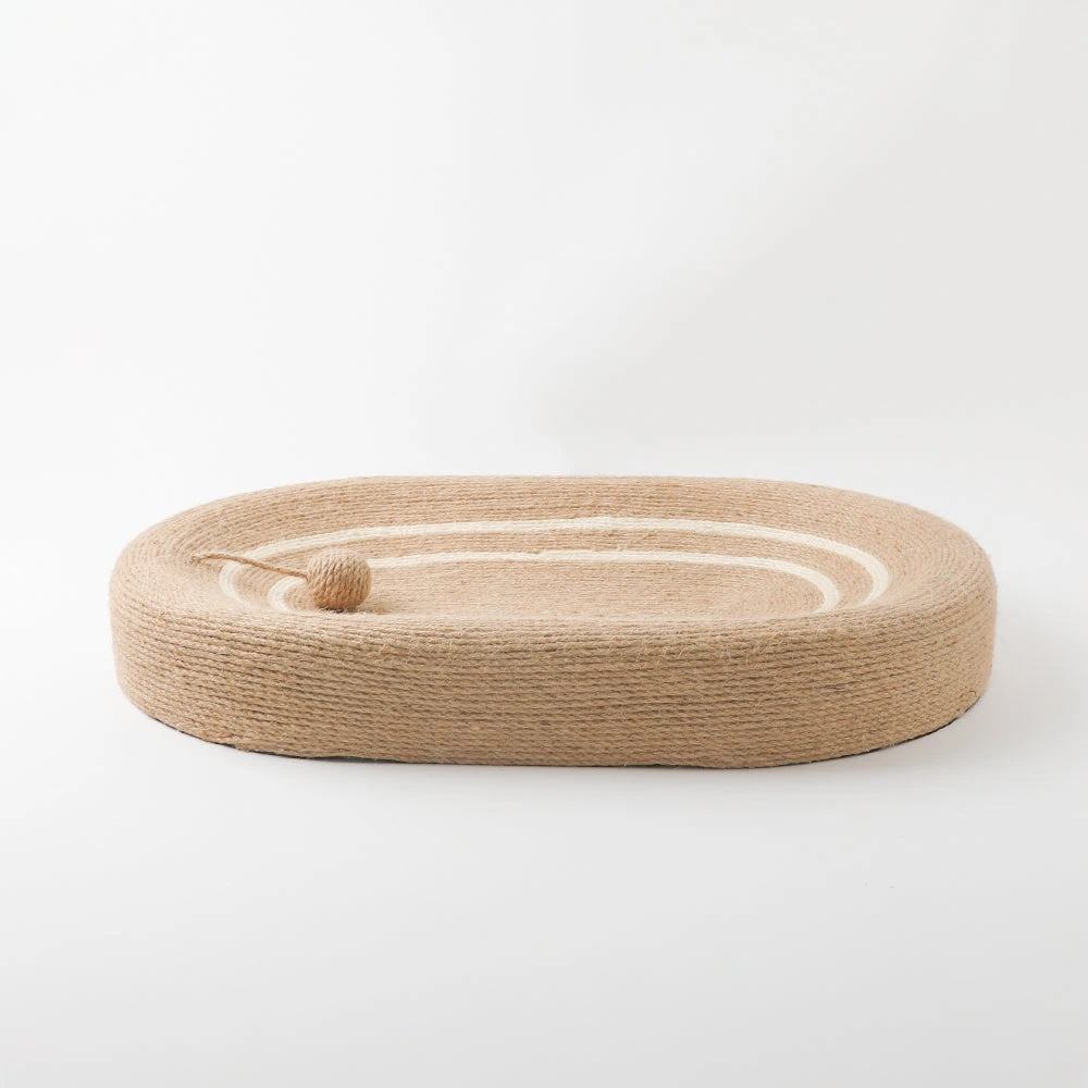 product_image_1763731781.webp ナチュラルリネンカーブ爪とぎ - Image 1