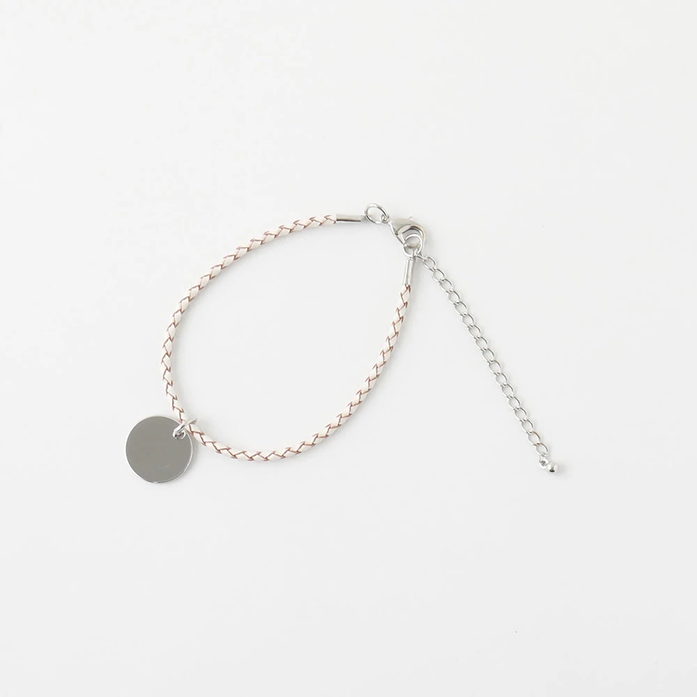 product_image_1763962941-1.webp レザークラフトサークルネックレス - Image 1