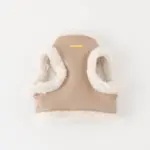 エコレザーボアMIXハーネス+リードSET【名入れ刺繍対応】【旧モデル】