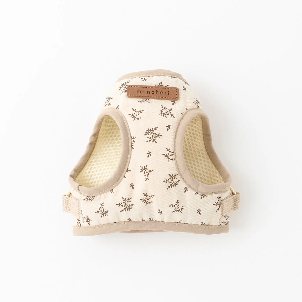 product_image_1763963823-1.webp ナチュラルフラワーハーネス+リードSET【名入れ刺繍対応】【旧モデル】 - Image 1